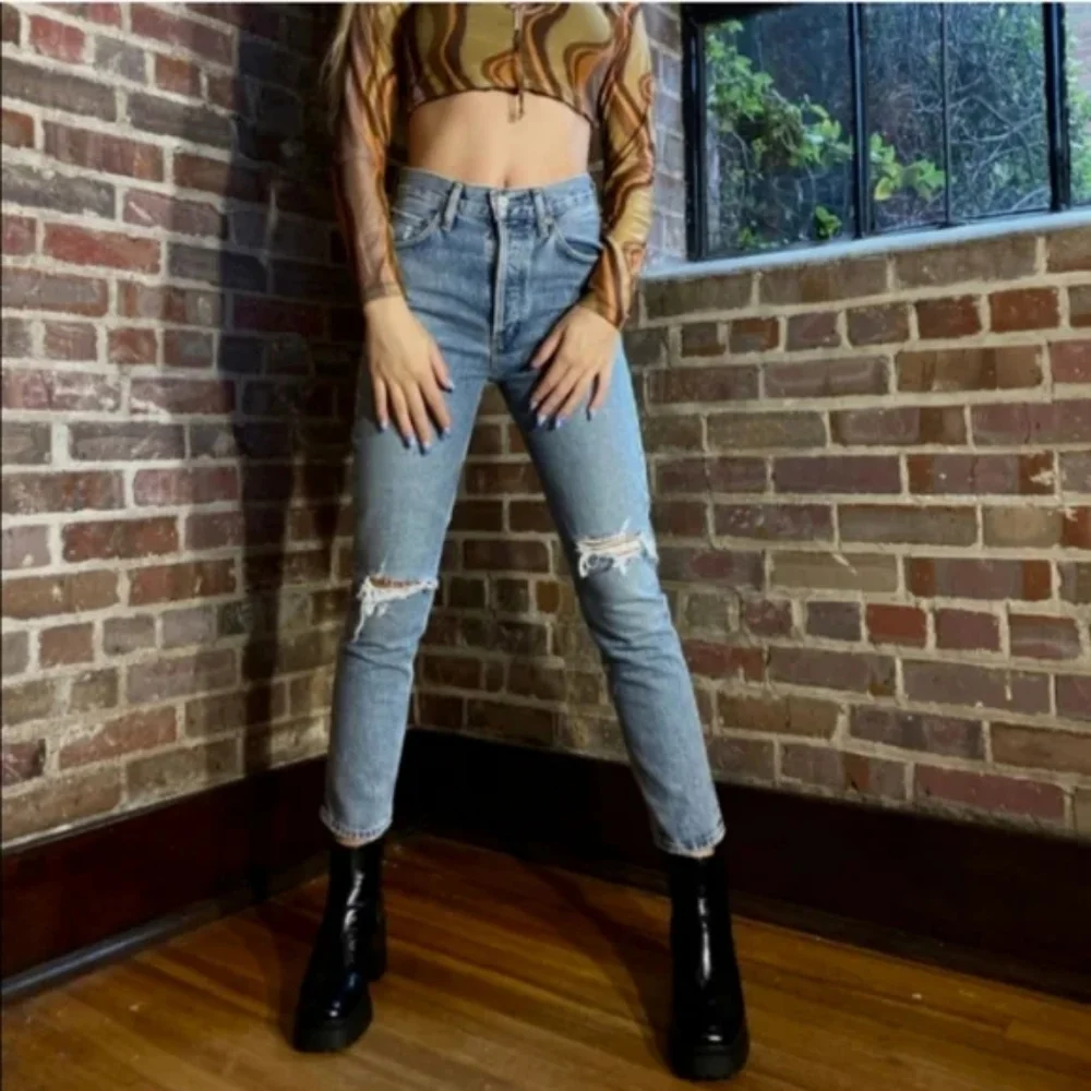 Agolde Riley Jeans Escalate - Picture 6 of 10